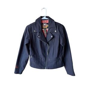 RARE Vintage 2000’s Women’s‎ Harley Davidson Motorcycle Canvas Logo Jacket - S